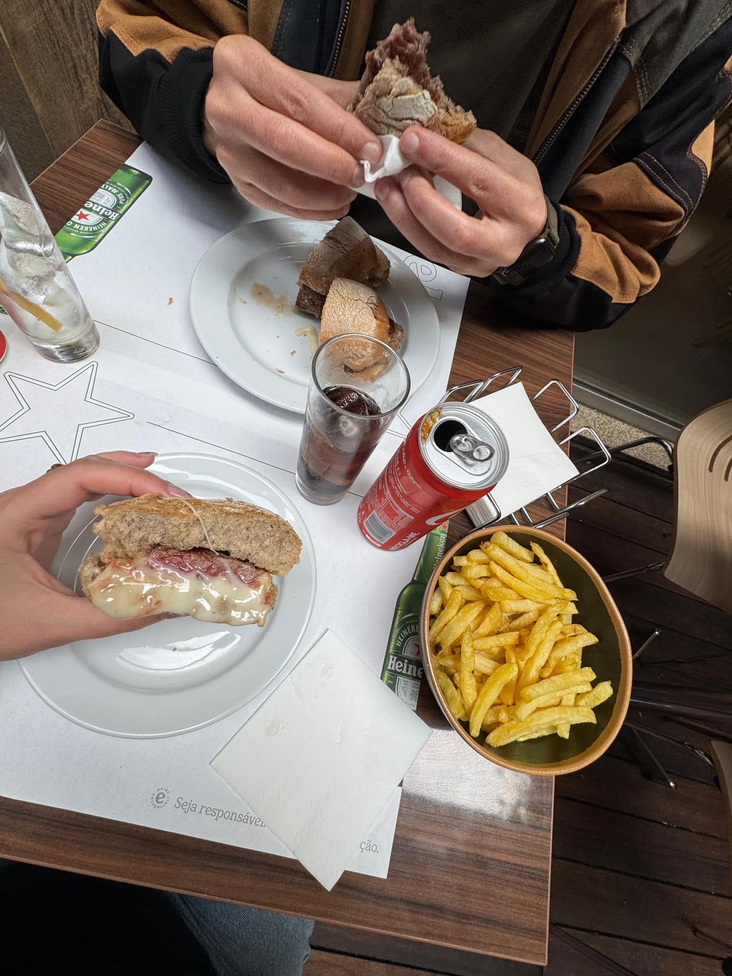 Our first meal in Porto. Venham mais cinco restaurant.