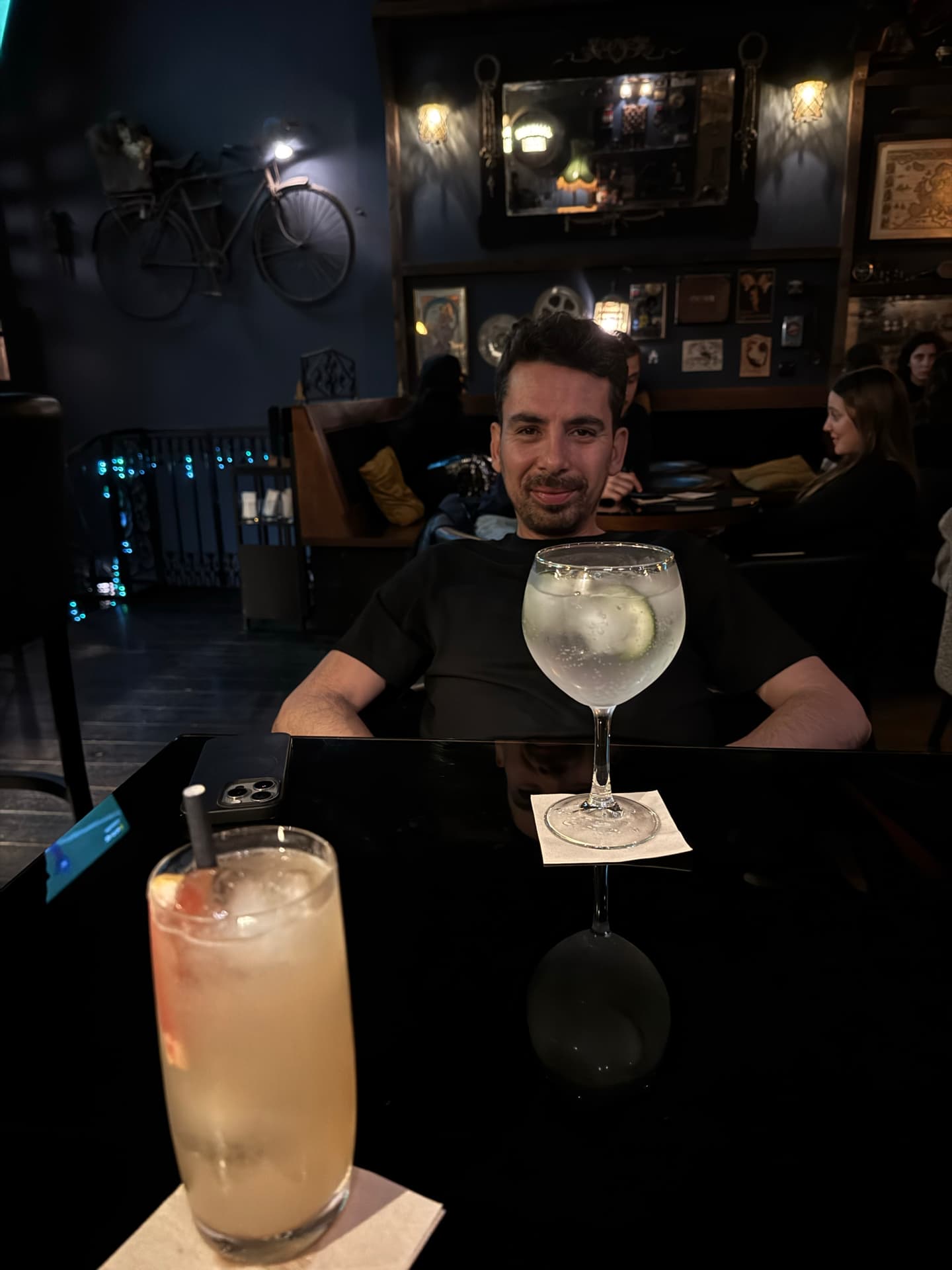 Happy with my gin order.