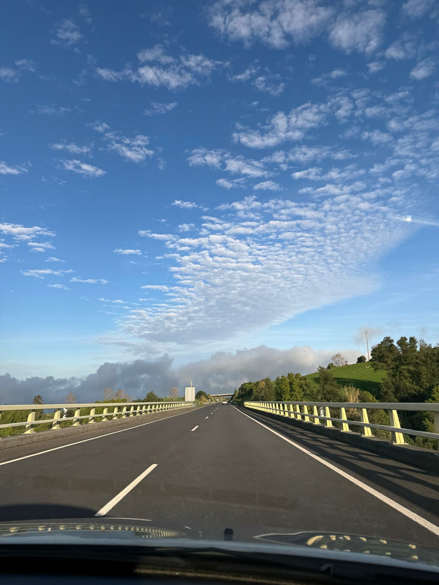 Driving around the island of São Miguel...
