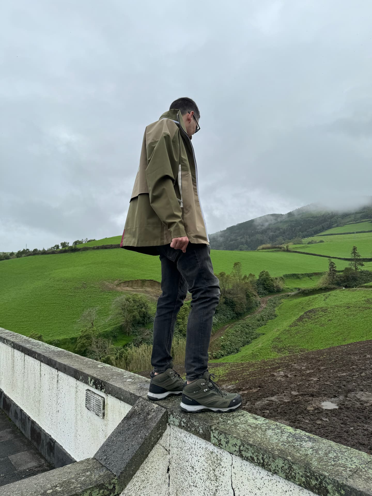 Pedro exploring his adventurous side in the Azores.