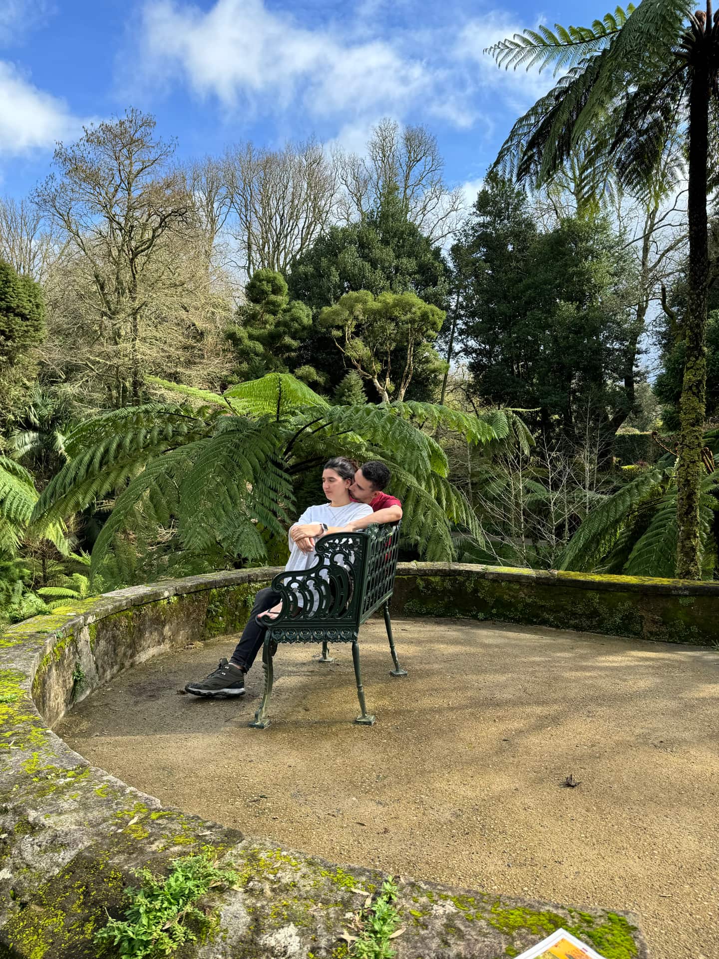Pedro and Nina, just enjoying and breathing in this gorgeous garden, thinking they should move here… joking.